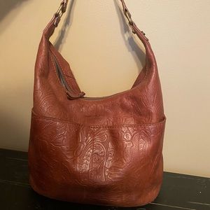 American Leather Hobo Handbag